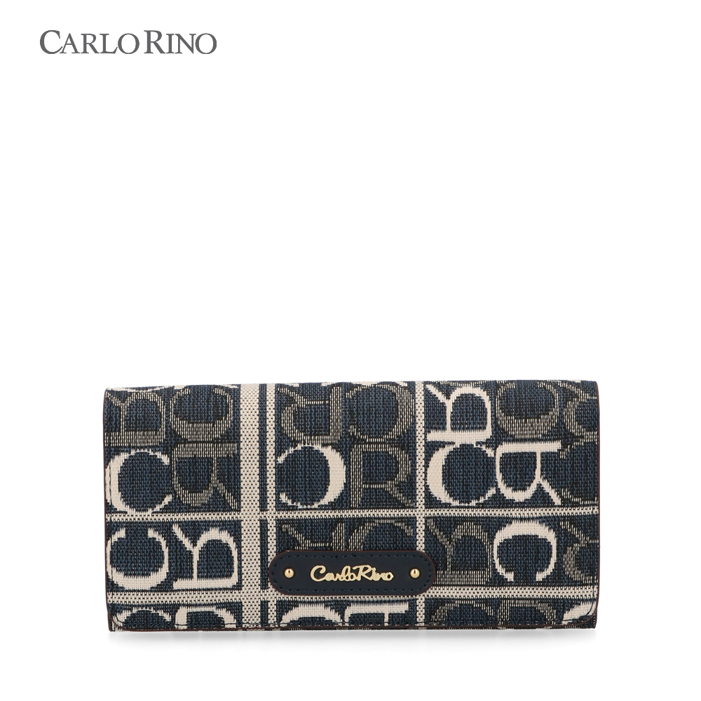 Buy Carlo Rino Dark Blue Carlo GEO Jacquard 2-fold Wallet Online | ZALORA  Malaysia