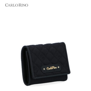 CR Embroidered Quilt 3-Fold Wallet