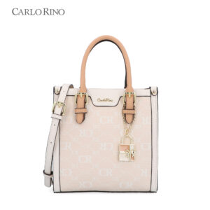 CR Monogram in Cream Top Handle