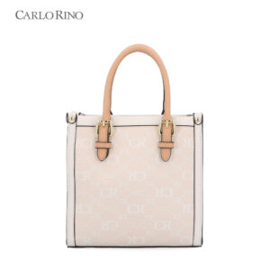 CR Monogram in Cream Top Handle