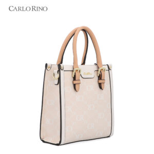 CR Monogram in Cream Top Handle