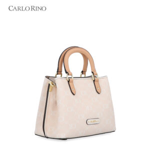 CR Monogram in Cream Top Handle M