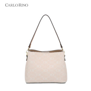 CR Monogram in Cream Shoulder Bag