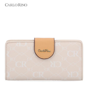 CR Monogram in Cream Fold Wallet