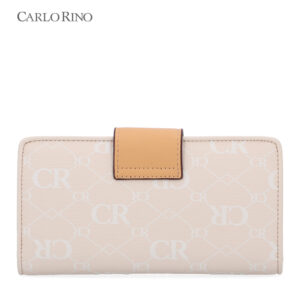 CR Monogram in Cream Fold Wallet