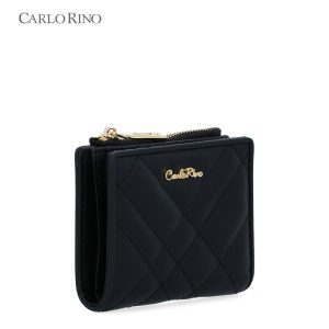 Glen Quilted Short Wallet