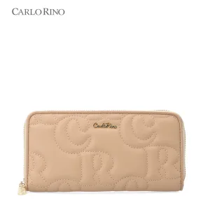 CR Sculpted Monogram Zip Around Wallet