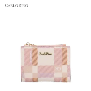 CR Dainty Check 2-Fold Short Wallet