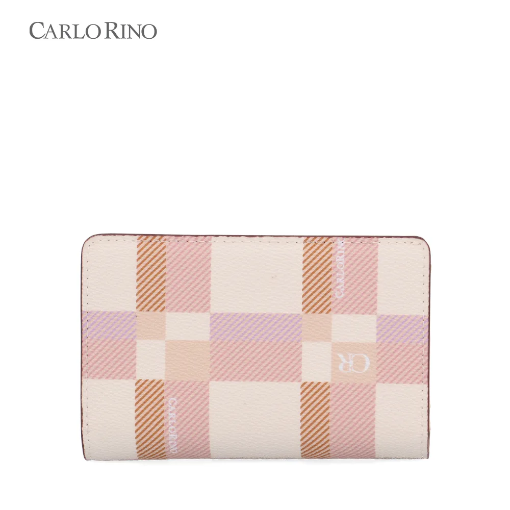 CR Dainty Check 2-Fold Short Wallet II