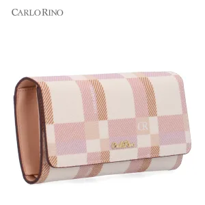 CR Dainty Check 3-Fold Wallet