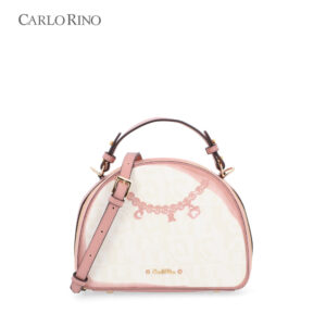 Carlo rino pink online handbag