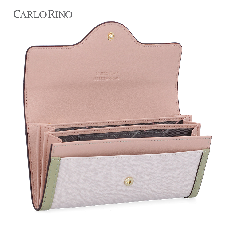 Calligraphy Monogram 2-fold Long Wallet - Carlo Rino Online Shopping