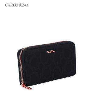 Carlo GEO Nylon Zip Around Wallet