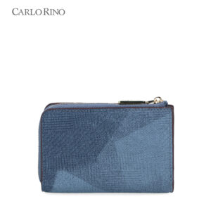 Denim 2-Fold Wallet Wristlet