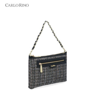 Clarice Tweed Crossbody Wallet