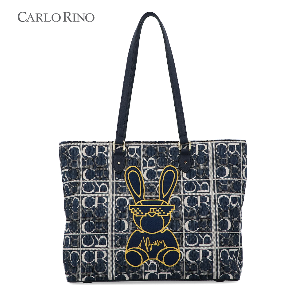 Carlo GEO Jacquard Bun Bun Tote