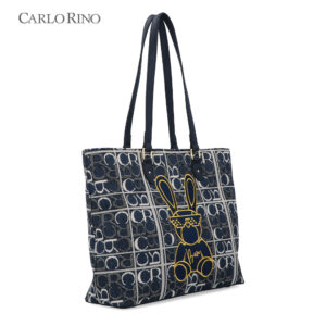 Carlo GEO Jacquard Bun Bun Tote