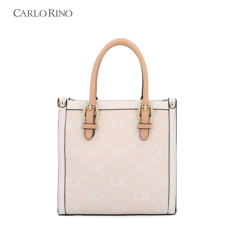 CR Monogram in Cream Top Handle