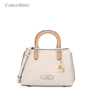 CR Monogram in Cream Top Handle M