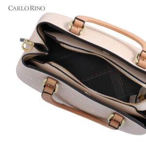 CR Monogram in Cream Top Handle M