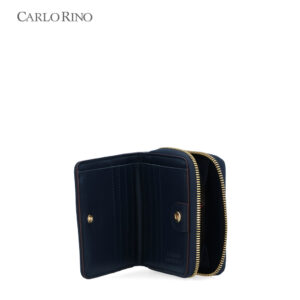 Carlo GEO Jacquard Short Zipper Wallet