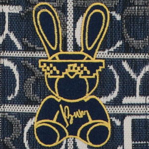 Carlo GEO Jacquard Bun Bun Lanyard