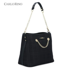 CR Brushed Plaid Shoulder Bag