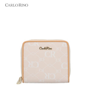 CR Monogram in Cream 2-Fold Wallet