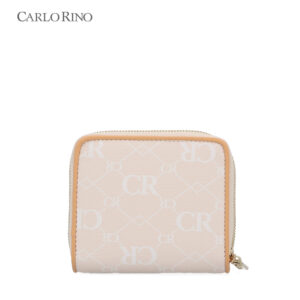 CR Monogram in Cream 2-Fold Wallet