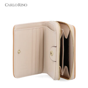 CR Monogram in Cream 2-Fold Wallet