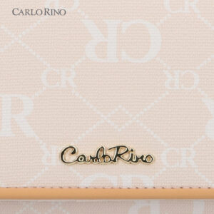 CR Monogram in Cream 2-Fold Long Wallet