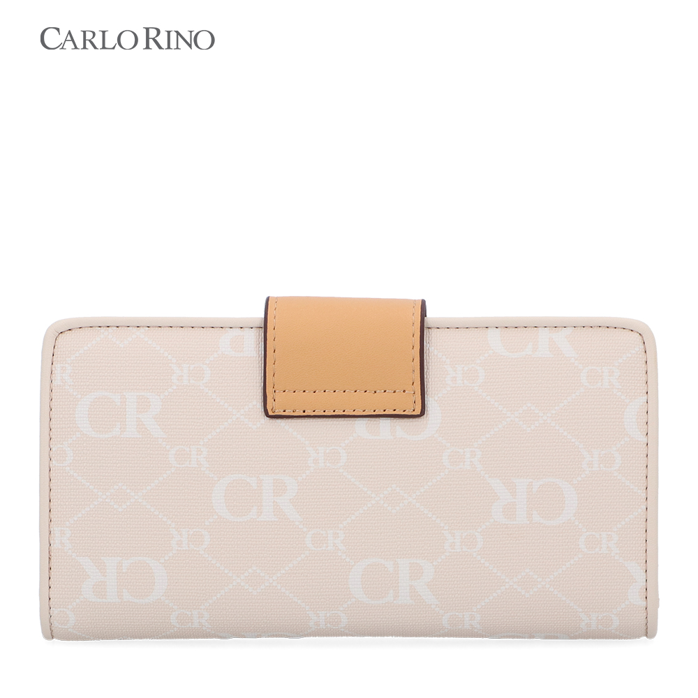 CR Monogram in Cream Fold Wallet