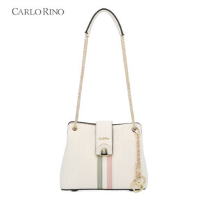 Mila Striped 2-way Shoulder Bag