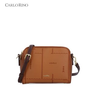 CR Geometric Lining Crossbody Bag