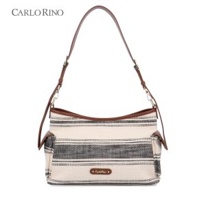 Rustic Weave Style Shoulder Bag