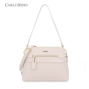 CR Giselle Woven Charm Crossbody Bag