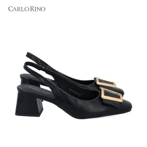 CR Bold Buckle Slingback Heels