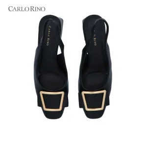 CR Bold Buckle Slingback Heels