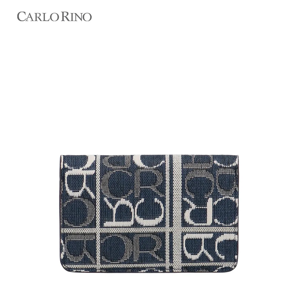 Carlo GEO Jacquard Short 2-Fold Wallet