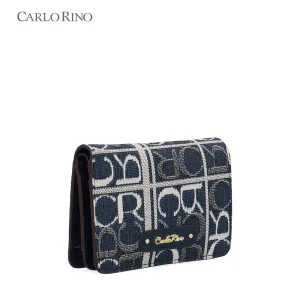 Carlo GEO Jacquard Short 2-Fold Wallet