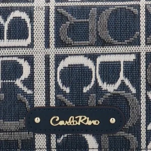 Carlo GEO Jacquard Short 2-Fold Wallet