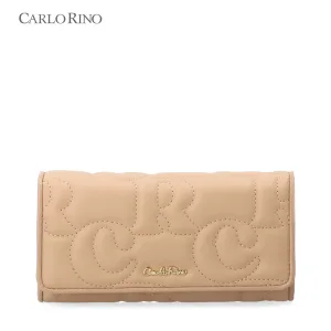 CR Sculpted Monogram 2 Fold Wallet