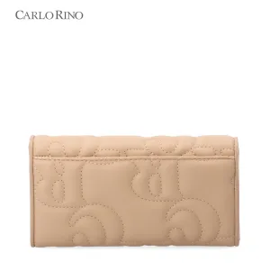 CR Sculpted Monogram 2 Fold Wallet