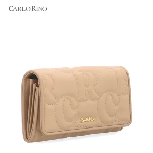 CR Sculpted Monogram 2 Fold Wallet