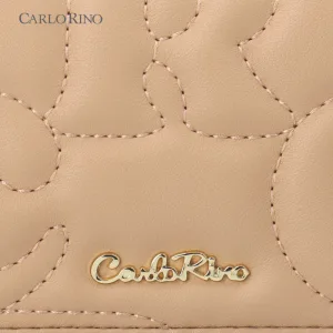 CR Sculpted Monogram 2 Fold Wallet