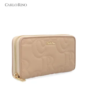 CR Sculpted Monogram Zip Around Wallet