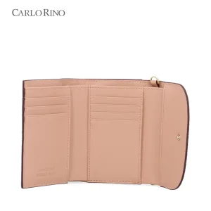 CR Dainty Check Crossbody Fold Wallet