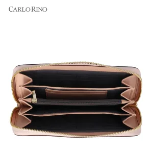 CR Dainty Check  Zip Around Wallet