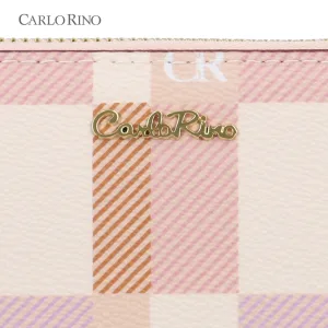 CR Dainty Check  Zip Around Wallet