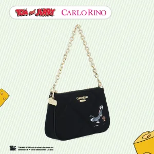 Tom and Jerry Nylon Wristlet Crossbody